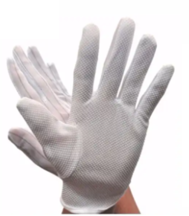 ESD Safe Stretch Nylon Gloves (With Dots)